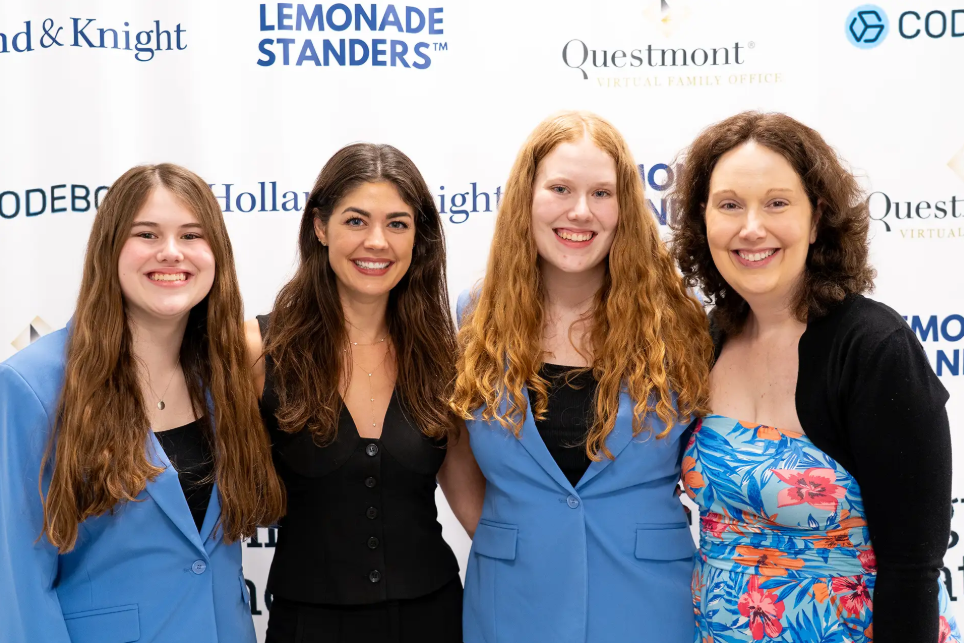 Harrington Foundation step and repeat at the summer entrepreneurship program in St. Petersburg.